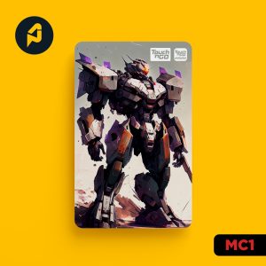 Mecha Battle Robot Card Skin — Transit Card Sticker Cover