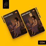 Rain Check. rainy window seat café card skin for Transit and ATM cards