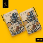 Nasi lemak and kopi on a kopitiam table — Malaysian heritage card skin for Transit Card and bank cards, Warisan design WR8